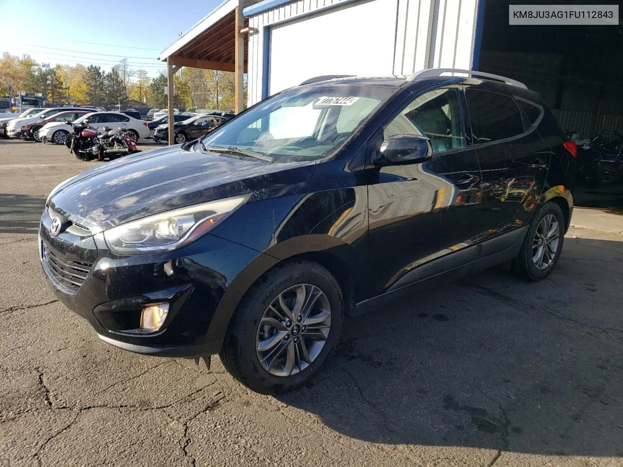 2015 Hyundai Tucson Limited VIN: KM8JU3AG1FU112843 Lot: 77767444