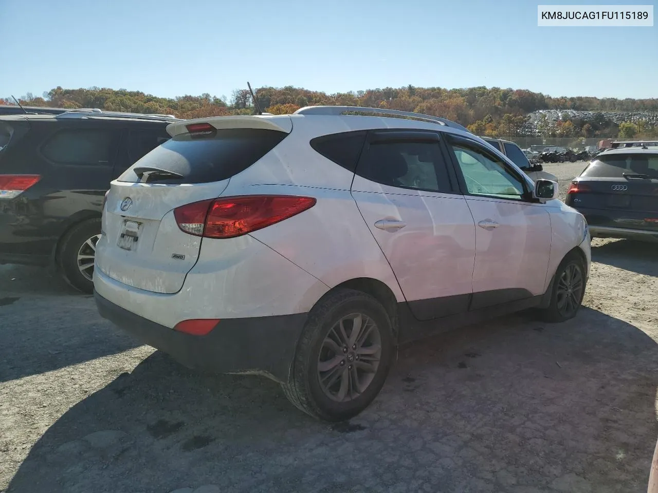 2015 Hyundai Tucson Limited VIN: KM8JUCAG1FU115189 Lot: 77847464