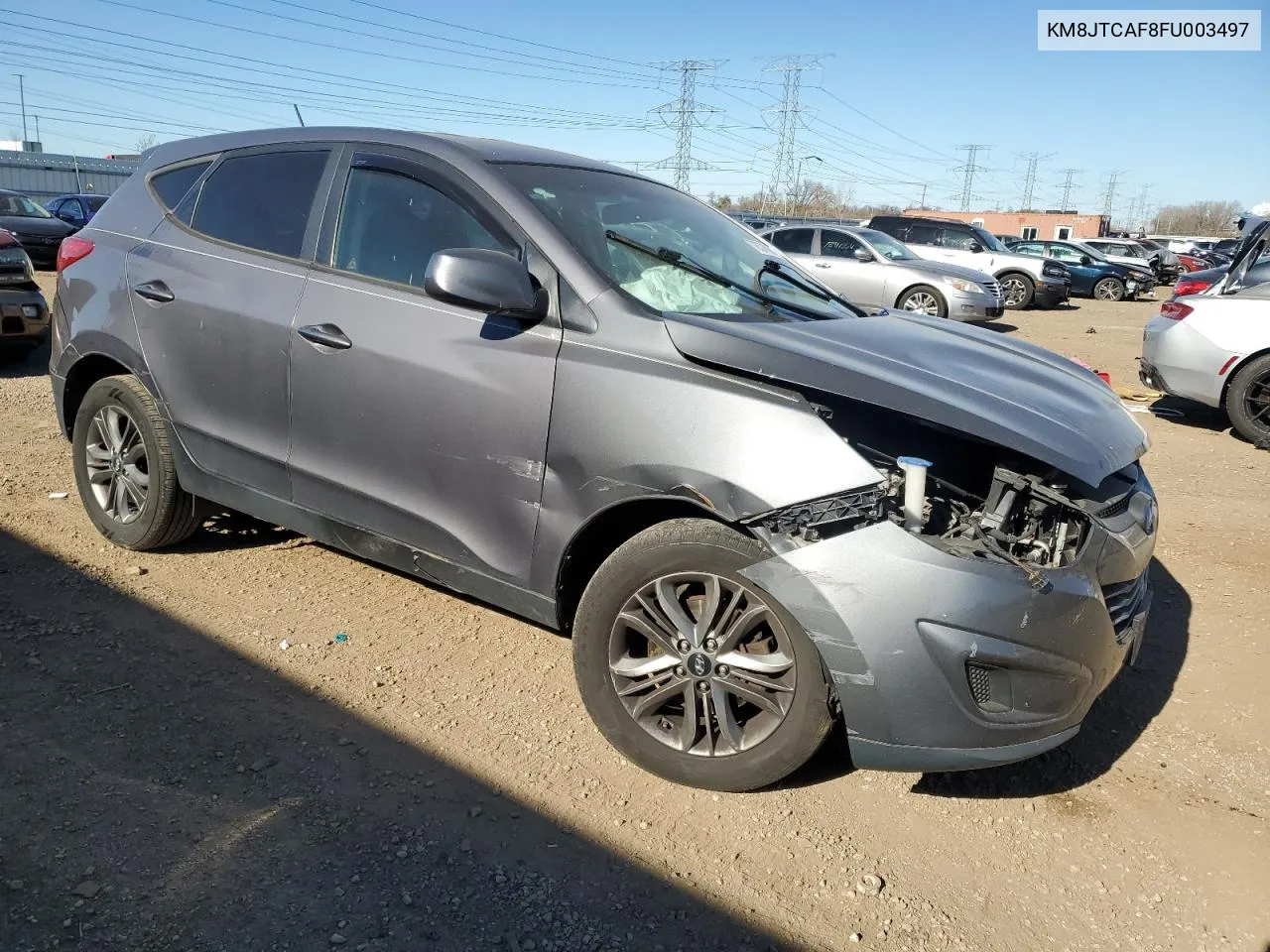 2015 Hyundai Tucson Gls VIN: KM8JTCAF8FU003497 Lot: 78376004