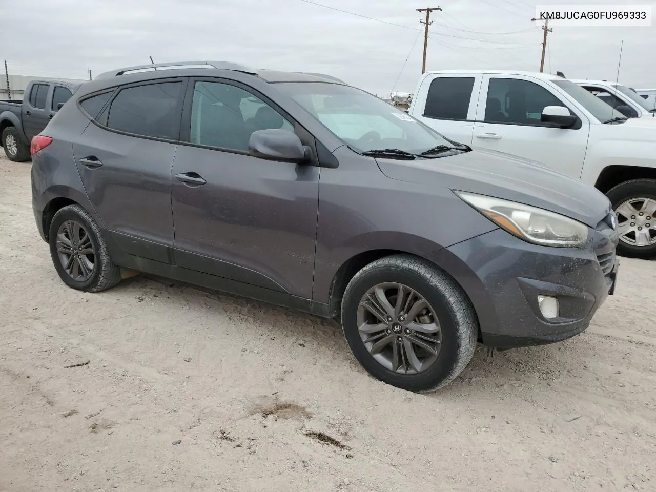 2015 Hyundai Tucson Limited VIN: KM8JUCAG0FU969333 Lot: 78645384