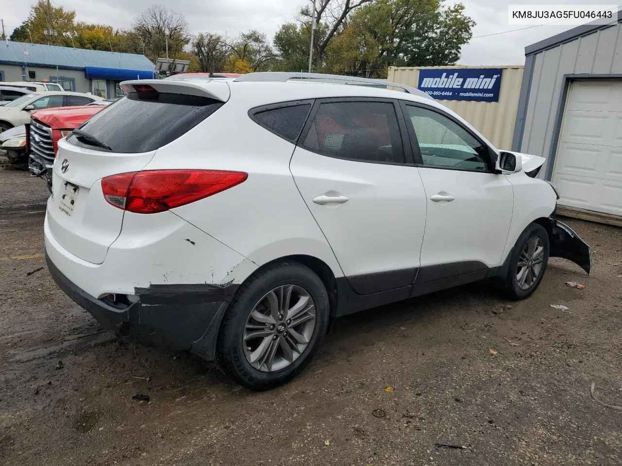 2015 Hyundai Tucson Limited VIN: KM8JU3AG5FU046443 Lot: 78723014