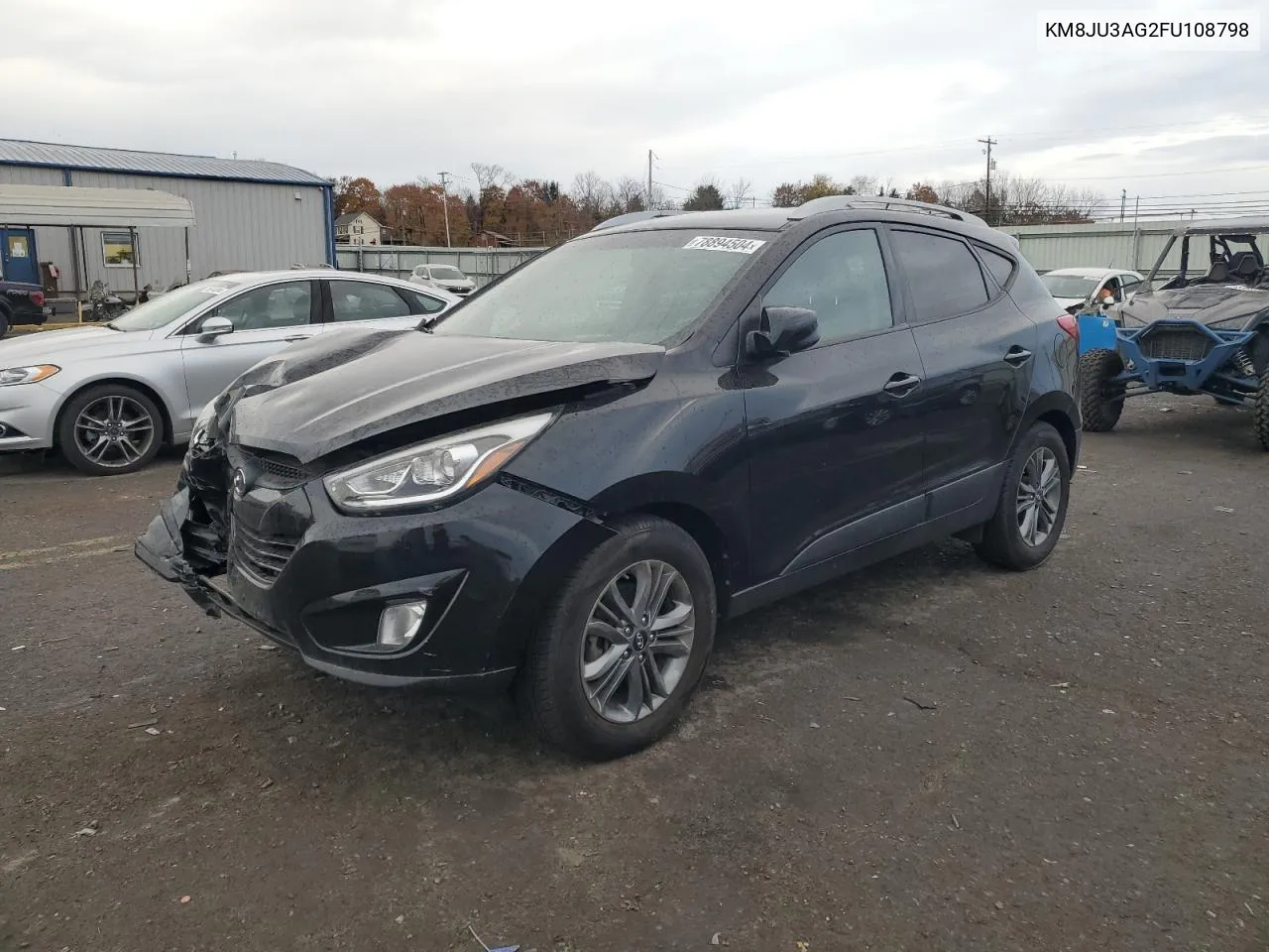 2015 Hyundai Tucson Limited VIN: KM8JU3AG2FU108798 Lot: 78894504