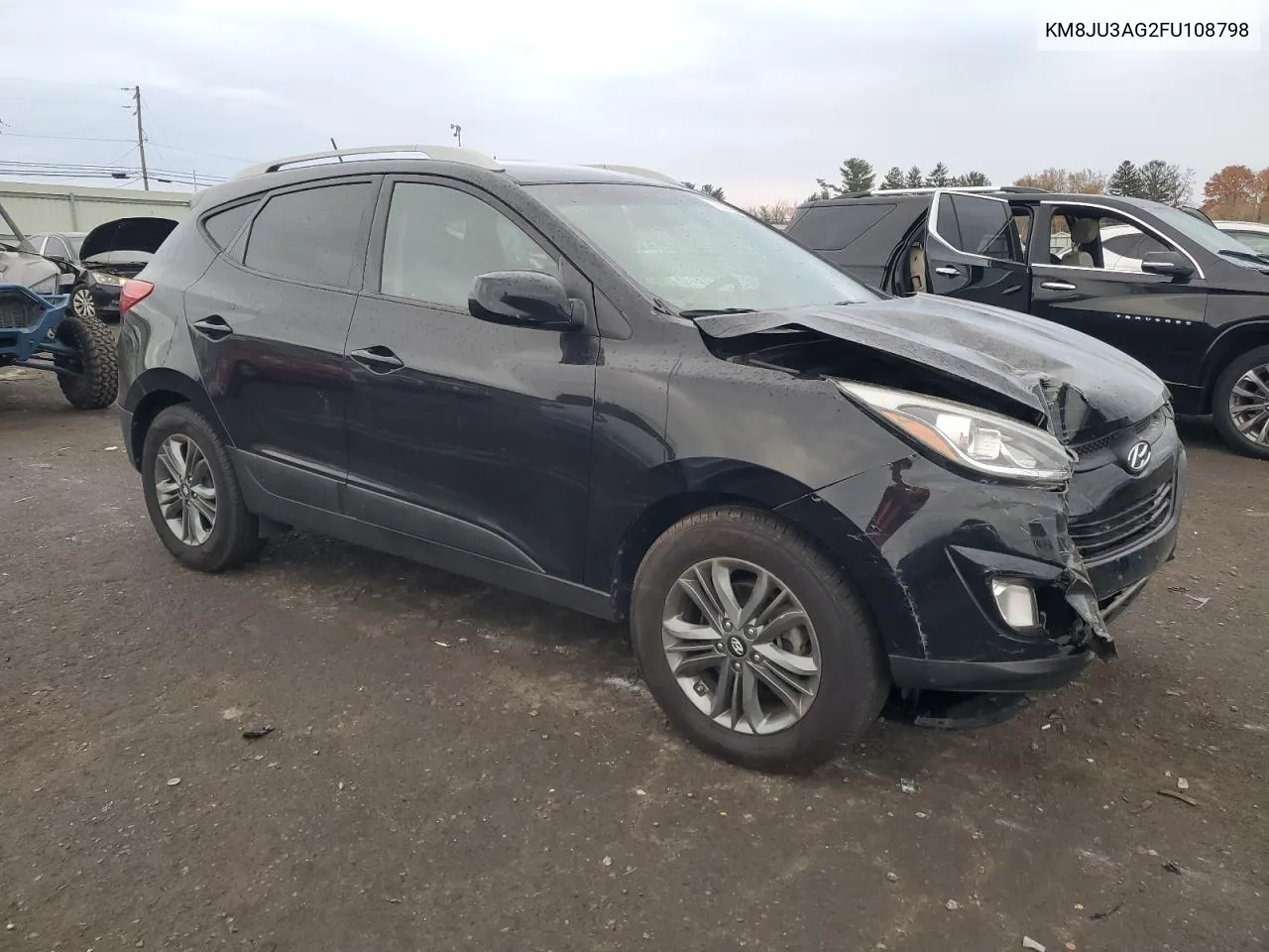 2015 Hyundai Tucson Limited VIN: KM8JU3AG2FU108798 Lot: 78894504