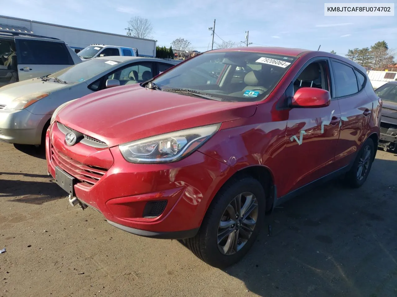 2015 Hyundai Tucson Gls VIN: KM8JTCAF8FU074702 Lot: 79206064