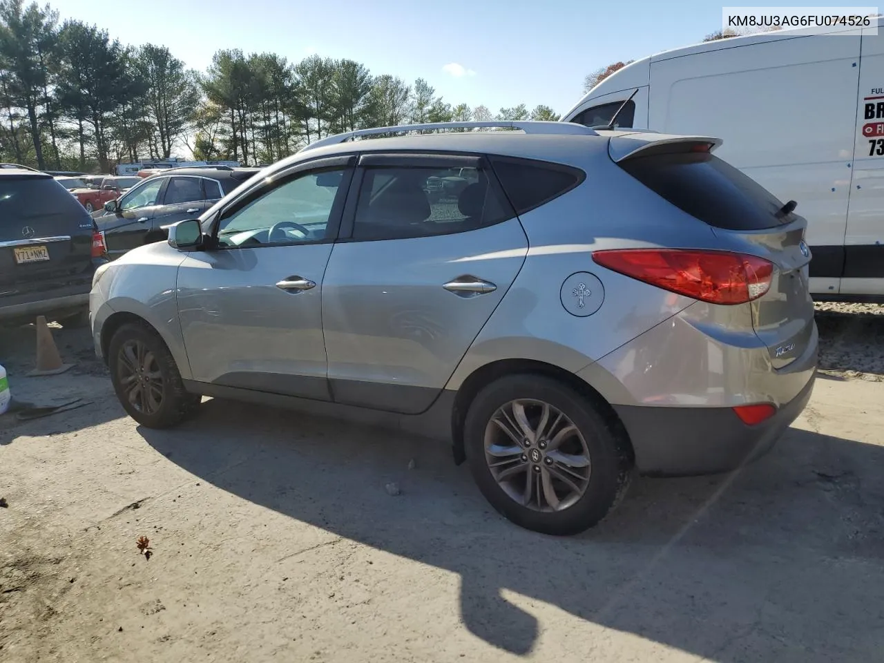 2015 Hyundai Tucson Limited VIN: KM8JU3AG6FU074526 Lot: 79389214