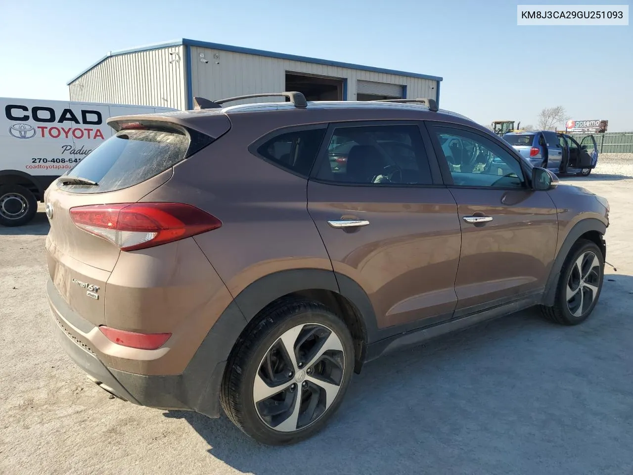 2016 Hyundai Tucson Limited VIN: KM8J3CA29GU251093 Lot: 43758374