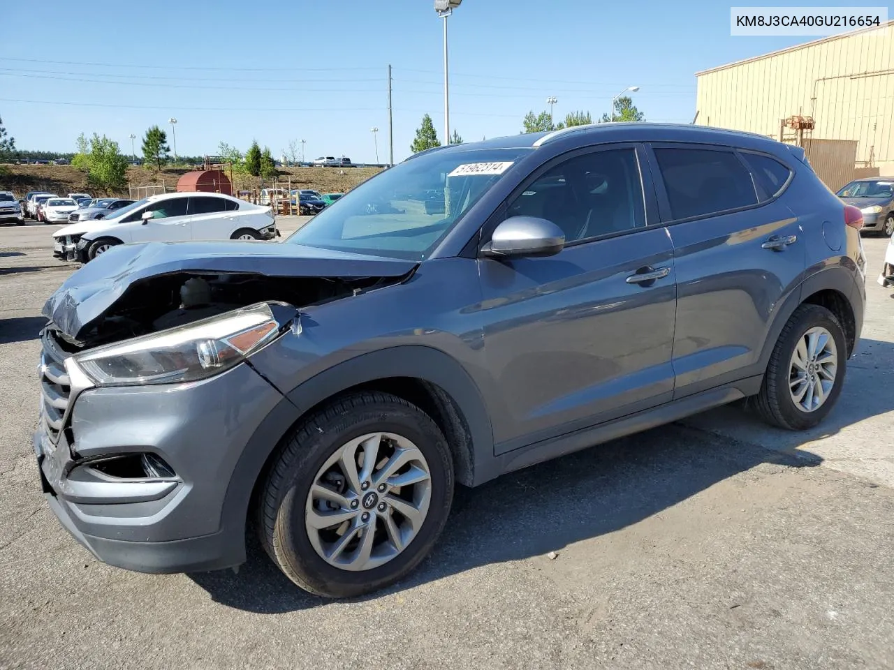 2016 Hyundai Tucson Limited VIN: KM8J3CA40GU216654 Lot: 51962314