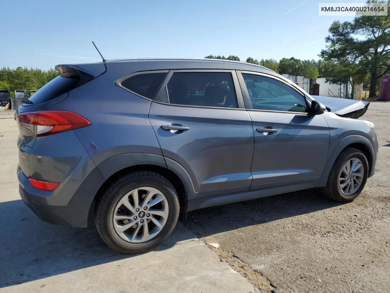 2016 Hyundai Tucson Limited VIN: KM8J3CA40GU216654 Lot: 51962314