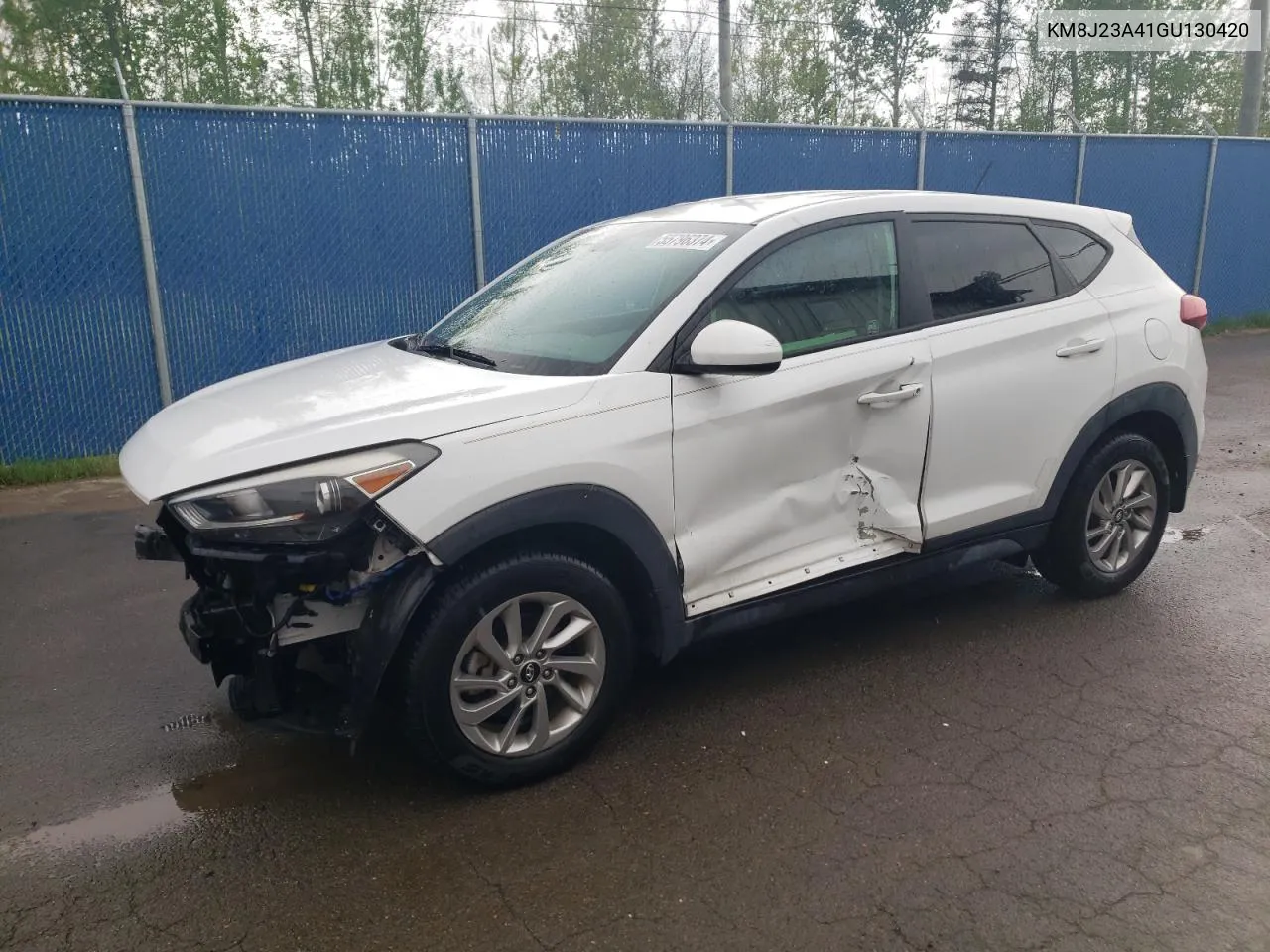 2016 Hyundai Tucson Se VIN: KM8J23A41GU130420 Lot: 55796374