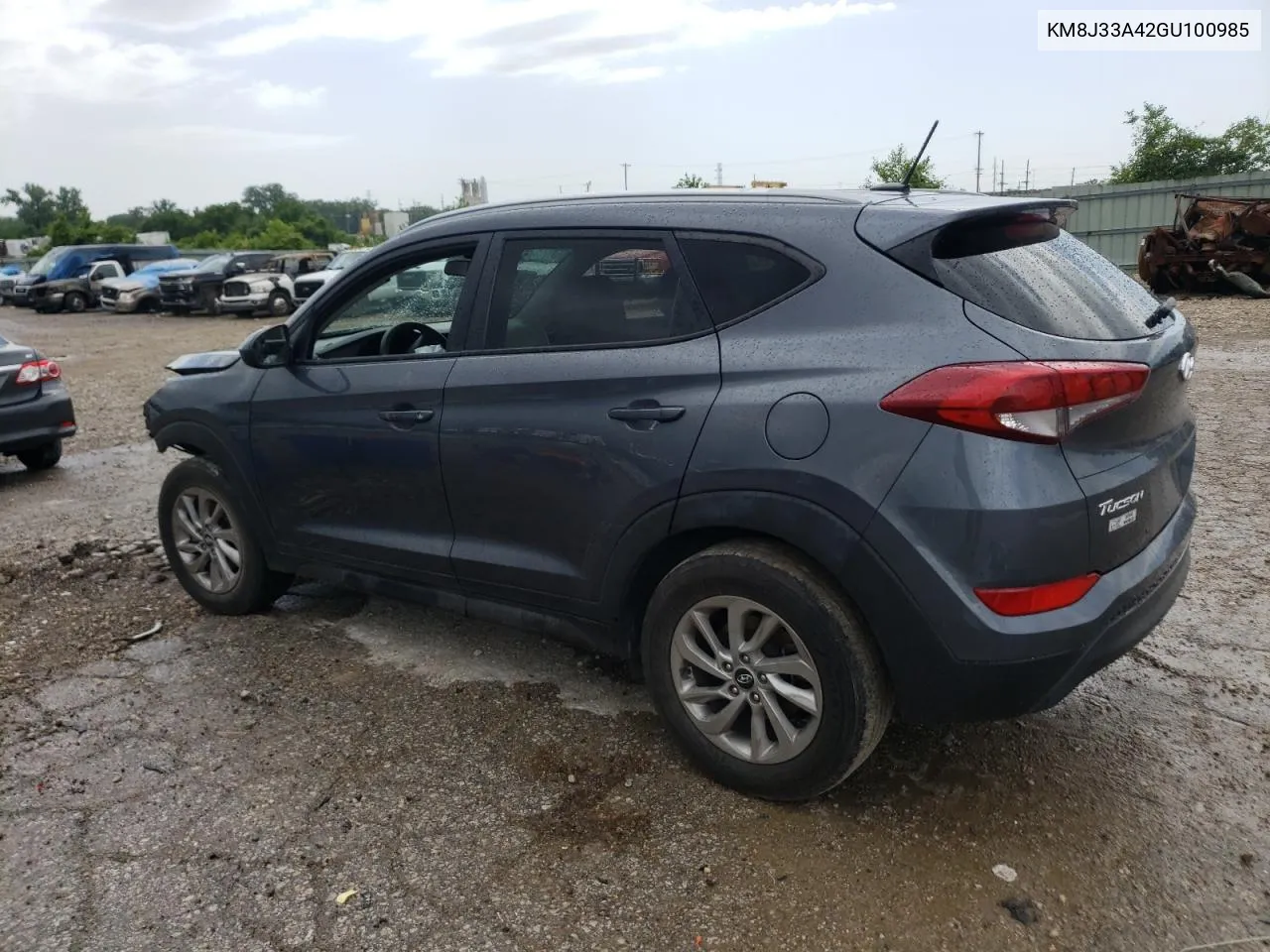 2016 Hyundai Tucson Limited VIN: KM8J33A42GU100985 Lot: 55876554