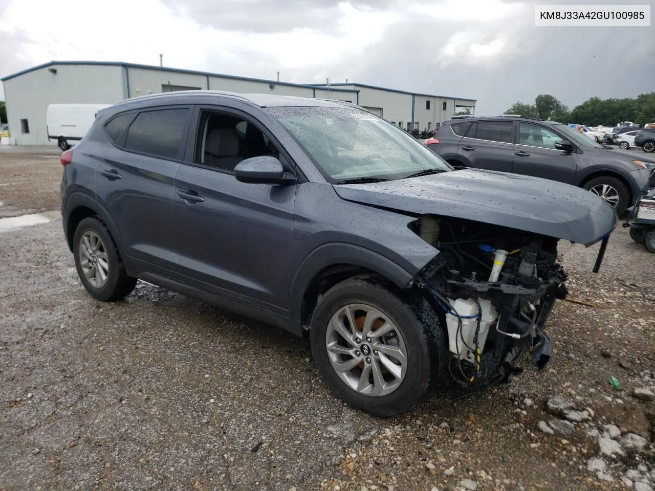 2016 Hyundai Tucson Limited VIN: KM8J33A42GU100985 Lot: 55876554