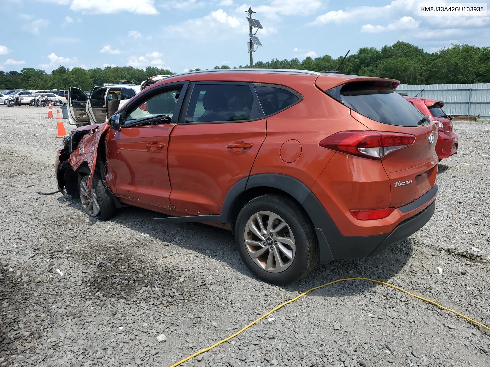 2016 Hyundai Tucson Limited VIN: KM8J33A42GU103935 Lot: 56430524