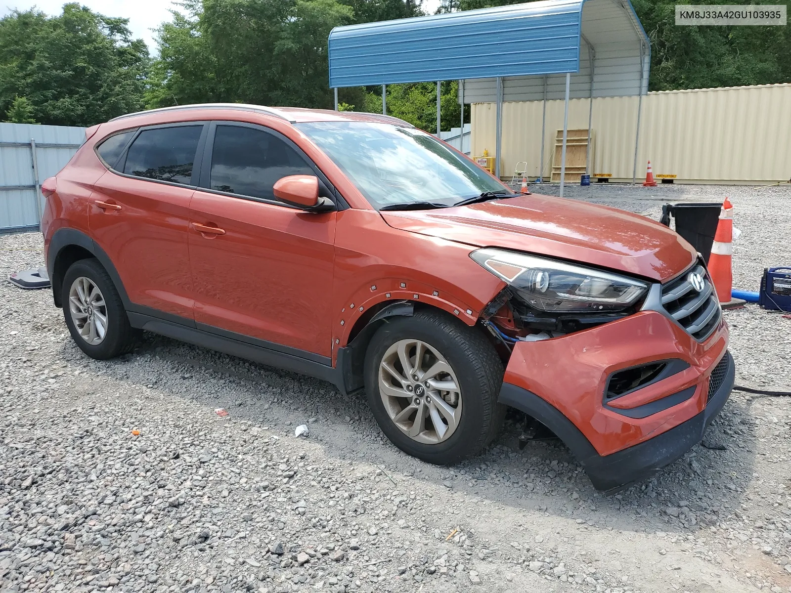 2016 Hyundai Tucson Limited VIN: KM8J33A42GU103935 Lot: 56430524