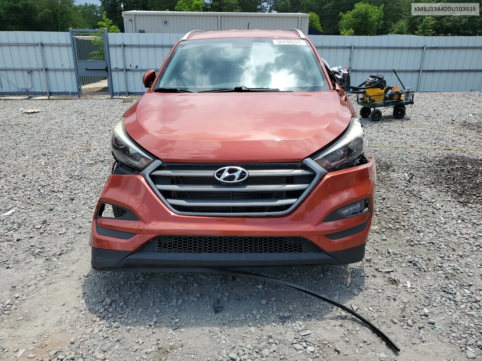 2016 Hyundai Tucson Limited VIN: KM8J33A42GU103935 Lot: 56430524