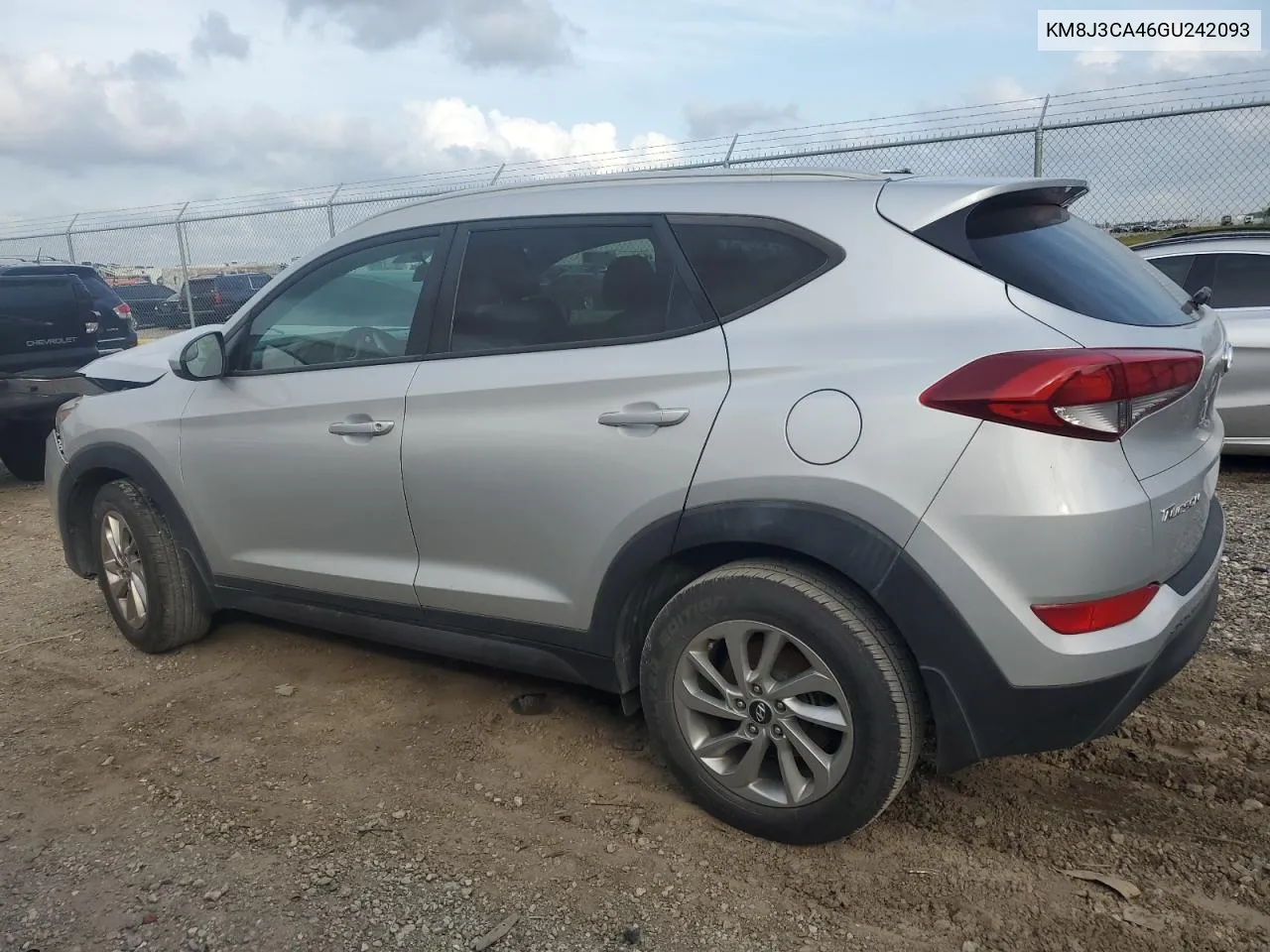 2016 Hyundai Tucson Limited VIN: KM8J3CA46GU242093 Lot: 57070404