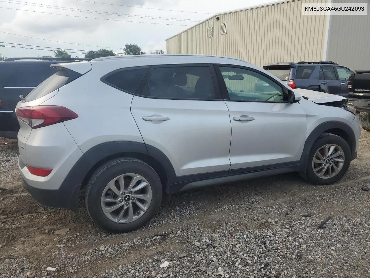 2016 Hyundai Tucson Limited VIN: KM8J3CA46GU242093 Lot: 57070404