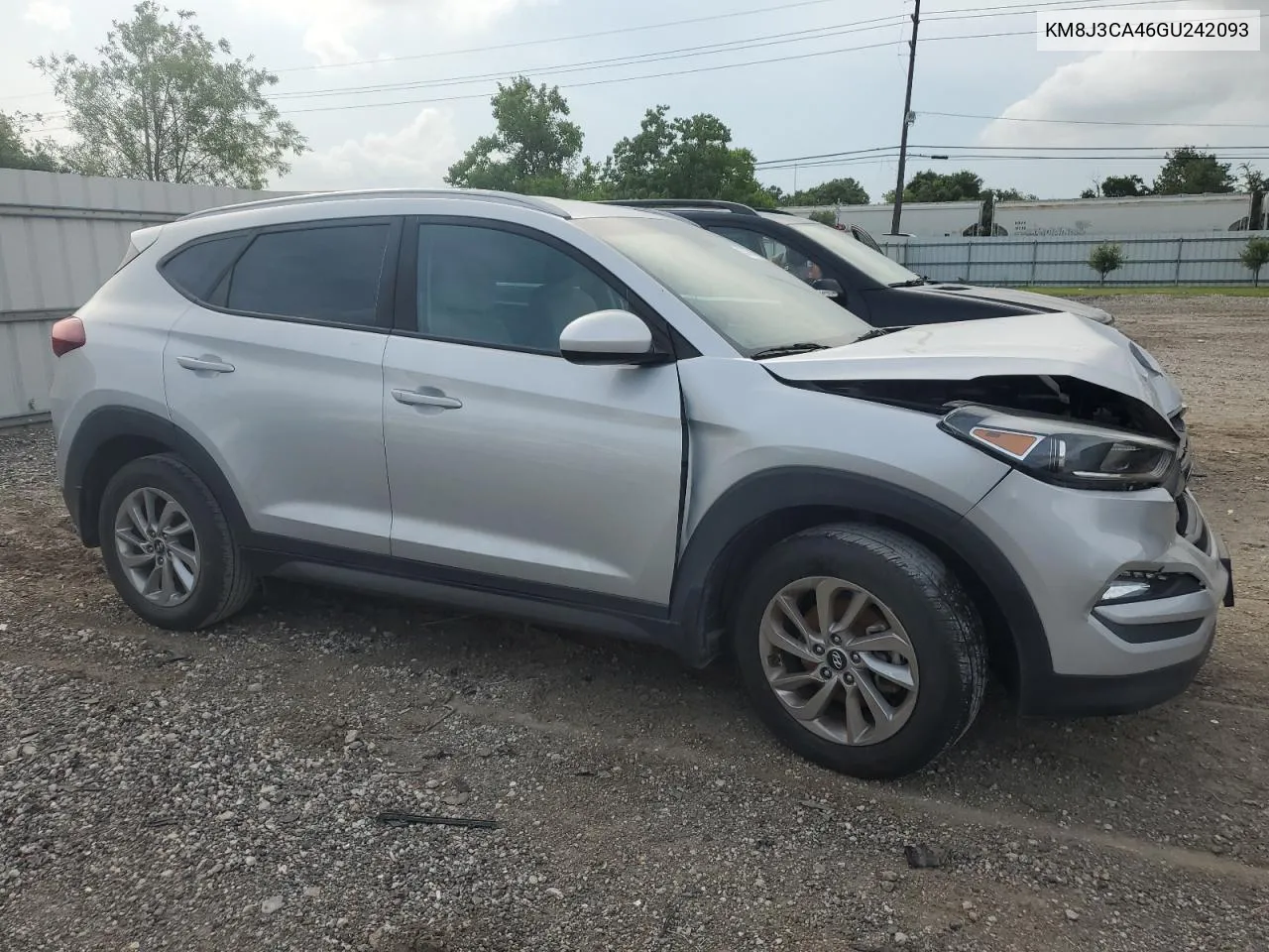 2016 Hyundai Tucson Limited VIN: KM8J3CA46GU242093 Lot: 57070404