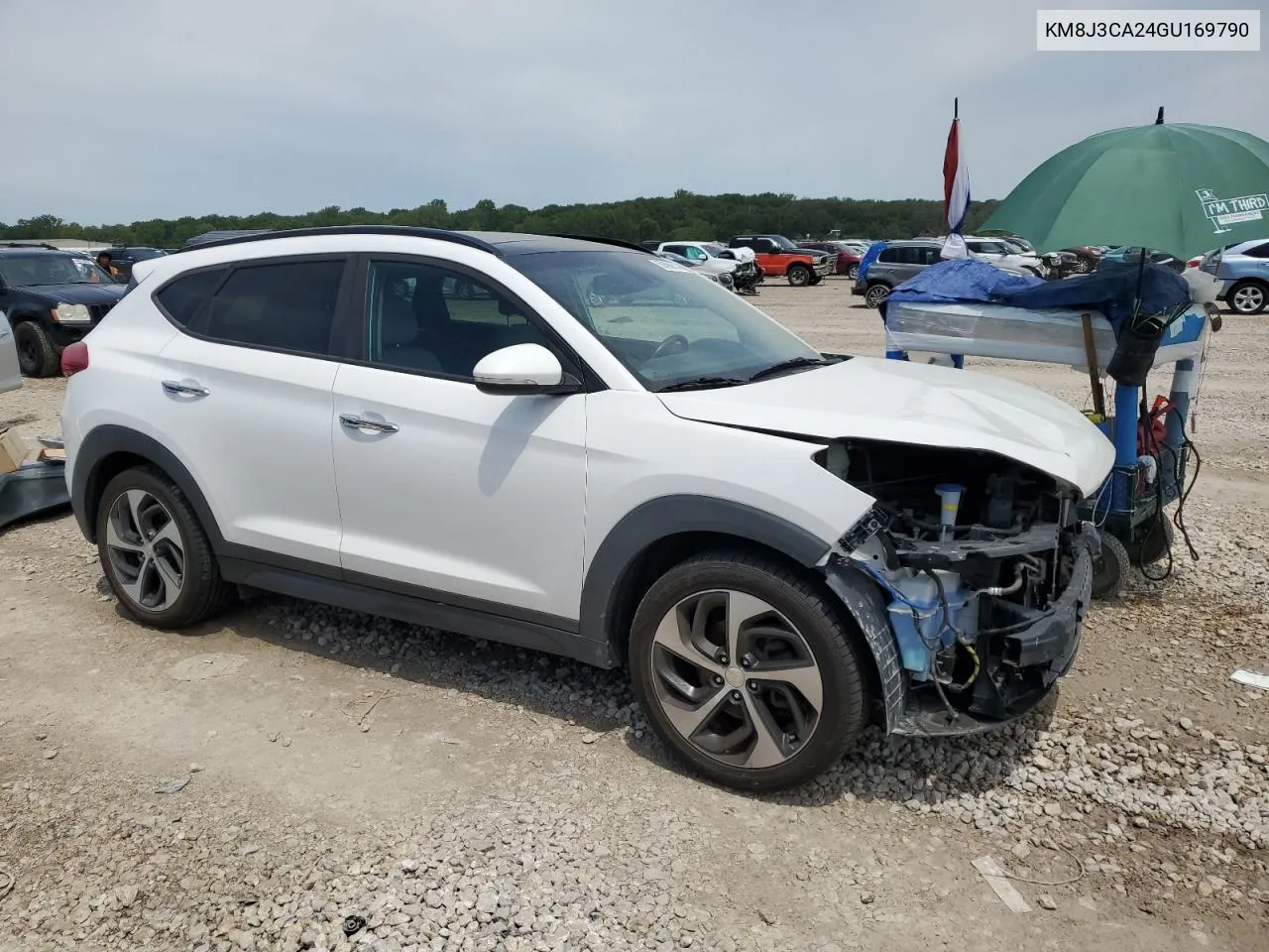 2016 Hyundai Tucson Limited VIN: KM8J3CA24GU169790 Lot: 60899614