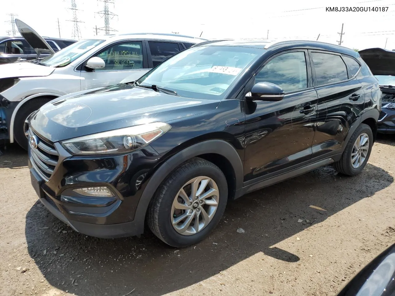 2016 Hyundai Tucson Limited VIN: KM8J33A20GU140187 Lot: 61953124