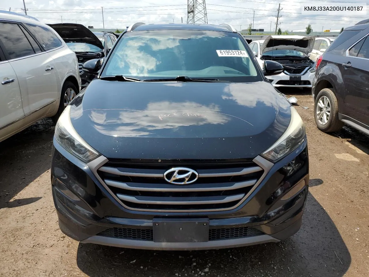 2016 Hyundai Tucson Limited VIN: KM8J33A20GU140187 Lot: 61953124