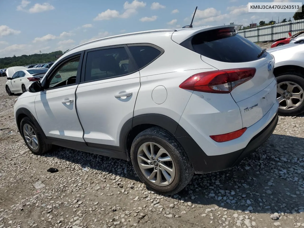 2016 Hyundai Tucson Limited VIN: KM8J3CA47GU243513 Lot: 62108784