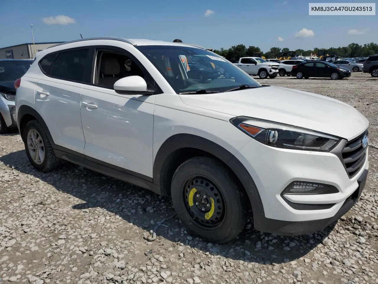 2016 Hyundai Tucson Limited VIN: KM8J3CA47GU243513 Lot: 62108784