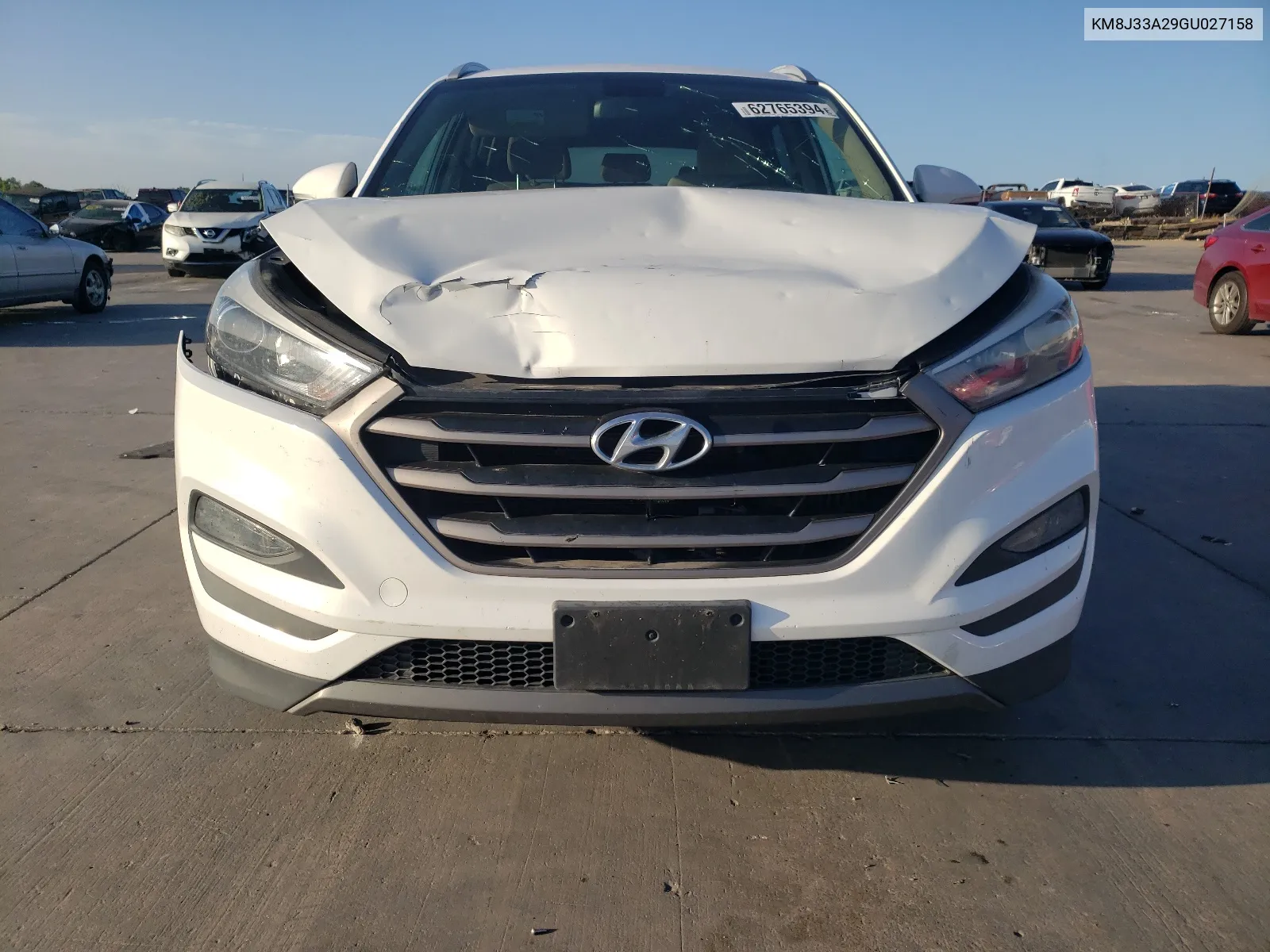 2016 Hyundai Tucson Limited VIN: KM8J33A29GU027158 Lot: 62765394