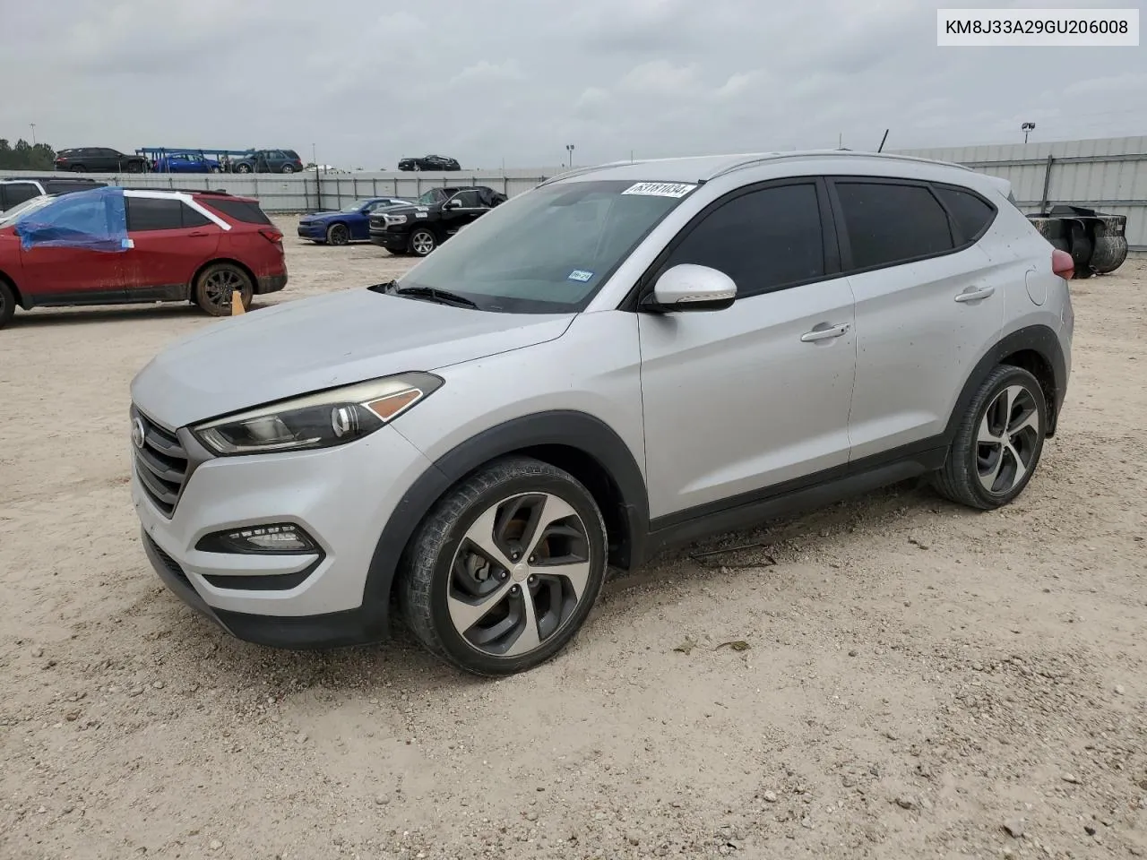 2016 Hyundai Tucson Limited VIN: KM8J33A29GU206008 Lot: 63181034