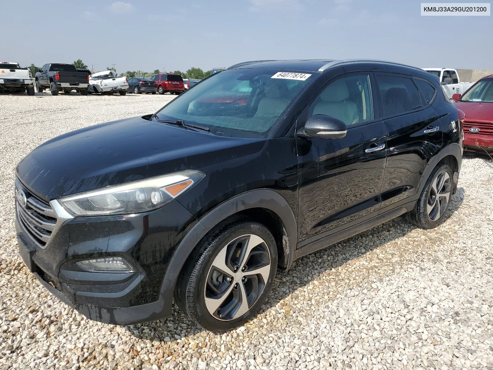 2016 Hyundai Tucson Limited VIN: KM8J33A29GU201200 Lot: 64077874