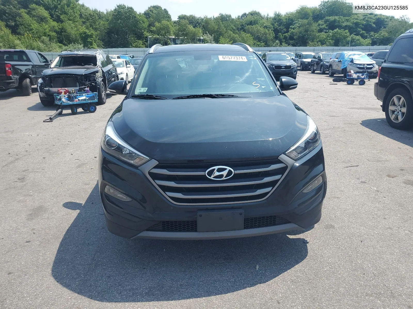 2016 Hyundai Tucson Limited VIN: KM8J3CA23GU125585 Lot: 65577374