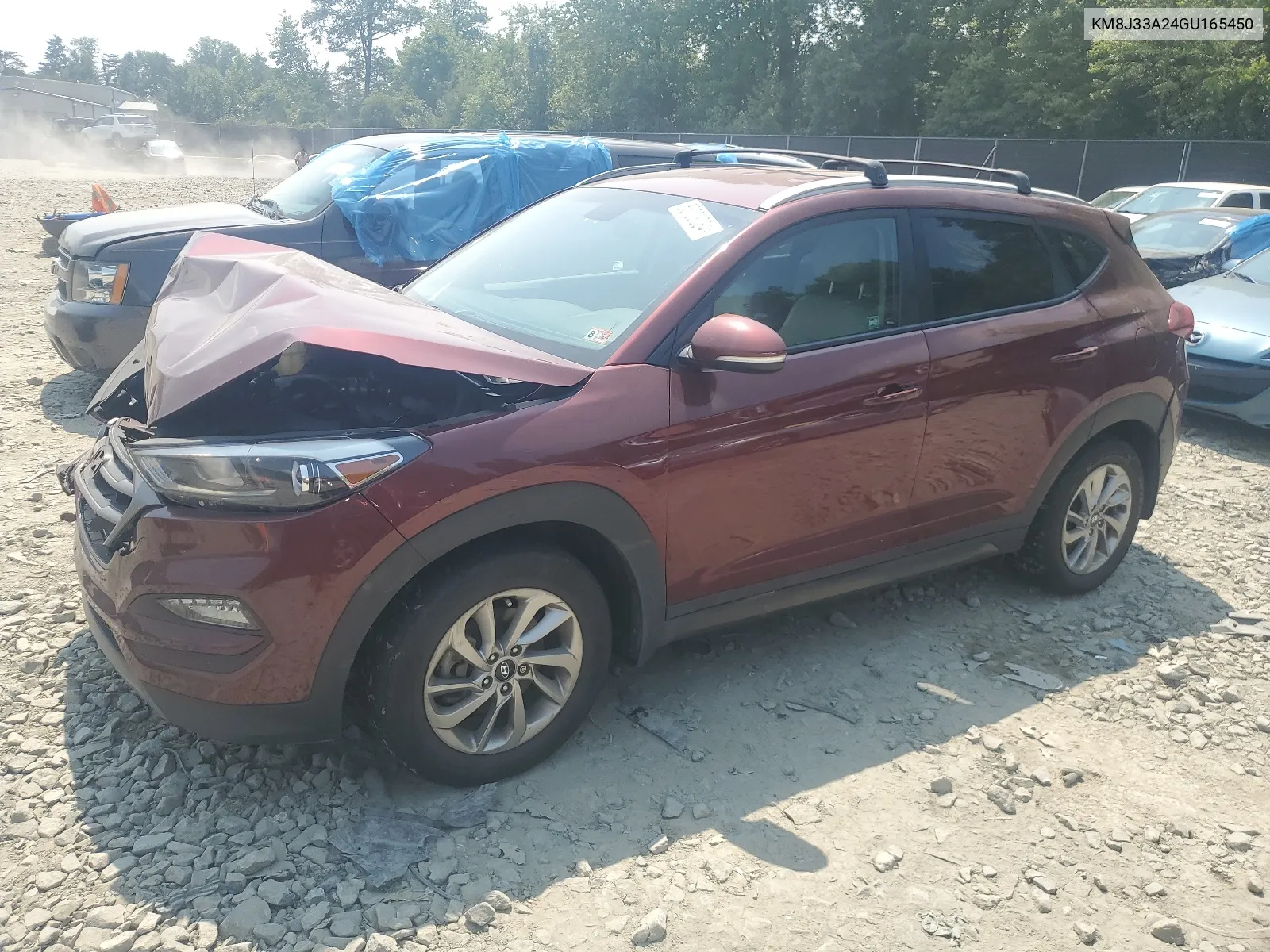 2016 Hyundai Tucson Limited VIN: KM8J33A24GU165450 Lot: 65703084