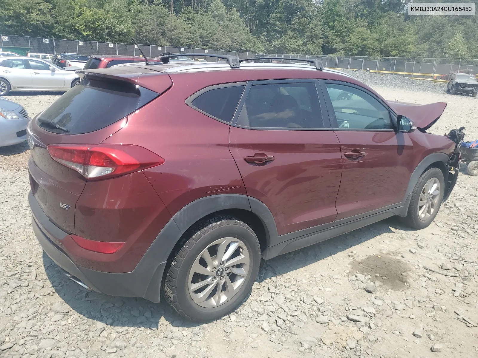 2016 Hyundai Tucson Limited VIN: KM8J33A24GU165450 Lot: 65703084