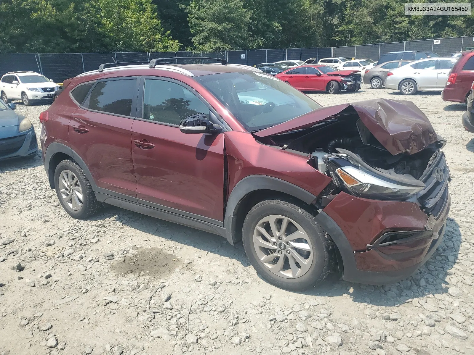 2016 Hyundai Tucson Limited VIN: KM8J33A24GU165450 Lot: 65703084