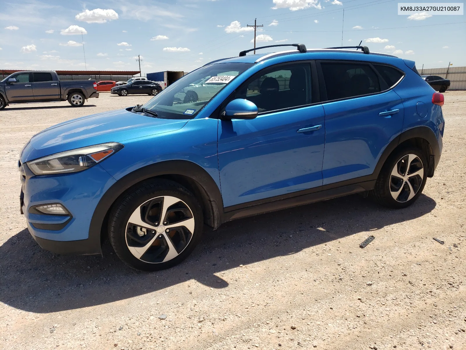 2016 Hyundai Tucson Limited VIN: KM8J33A27GU210087 Lot: 65753404