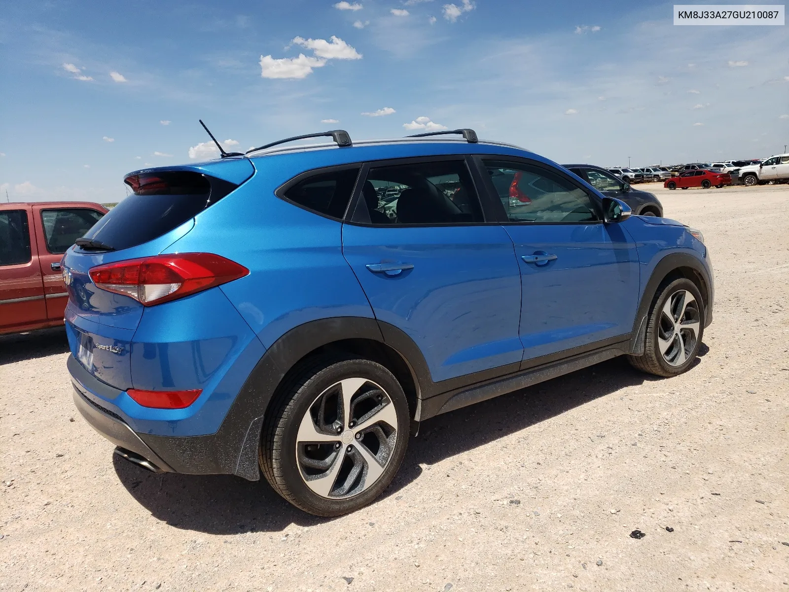 2016 Hyundai Tucson Limited VIN: KM8J33A27GU210087 Lot: 65753404