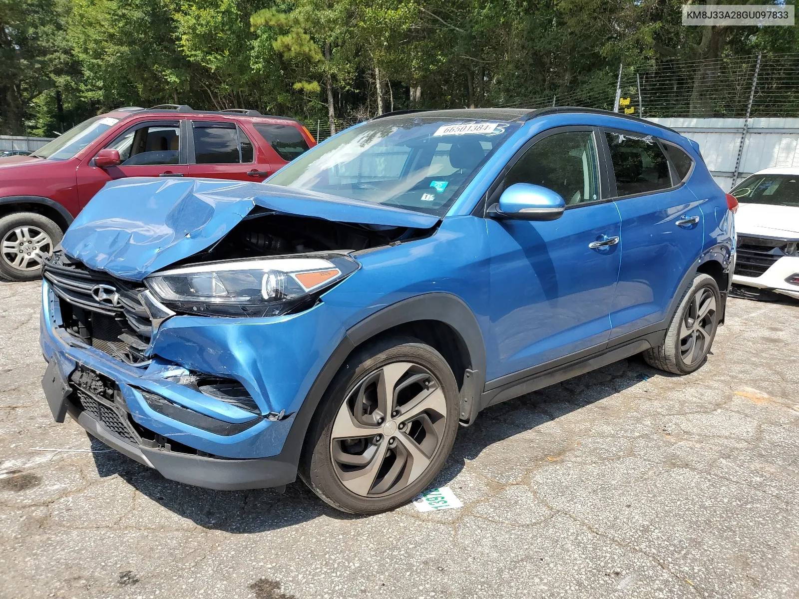 2016 Hyundai Tucson Limited VIN: KM8J33A28GU097833 Lot: 66501384