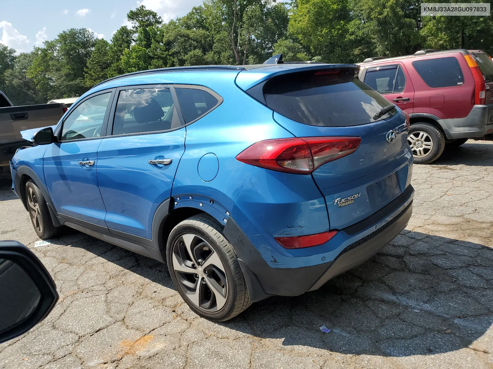 2016 Hyundai Tucson Limited VIN: KM8J33A28GU097833 Lot: 66501384