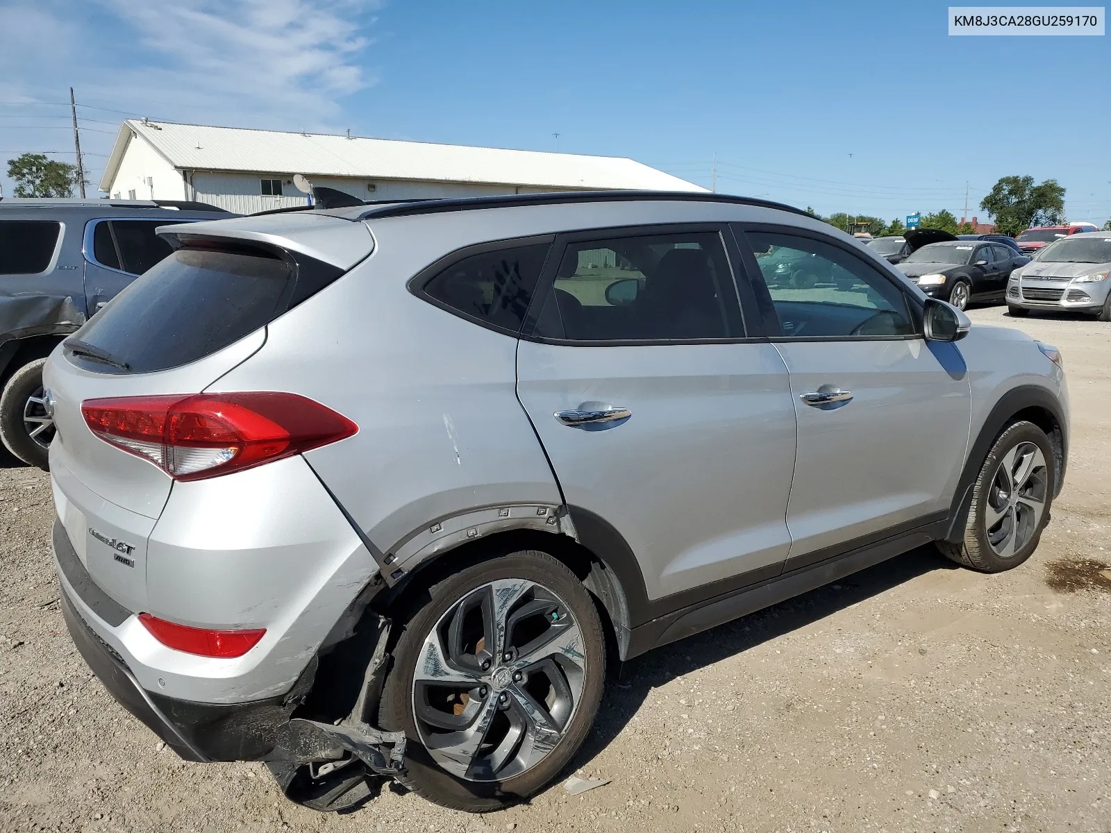 2016 Hyundai Tucson Limited VIN: KM8J3CA28GU259170 Lot: 66524274