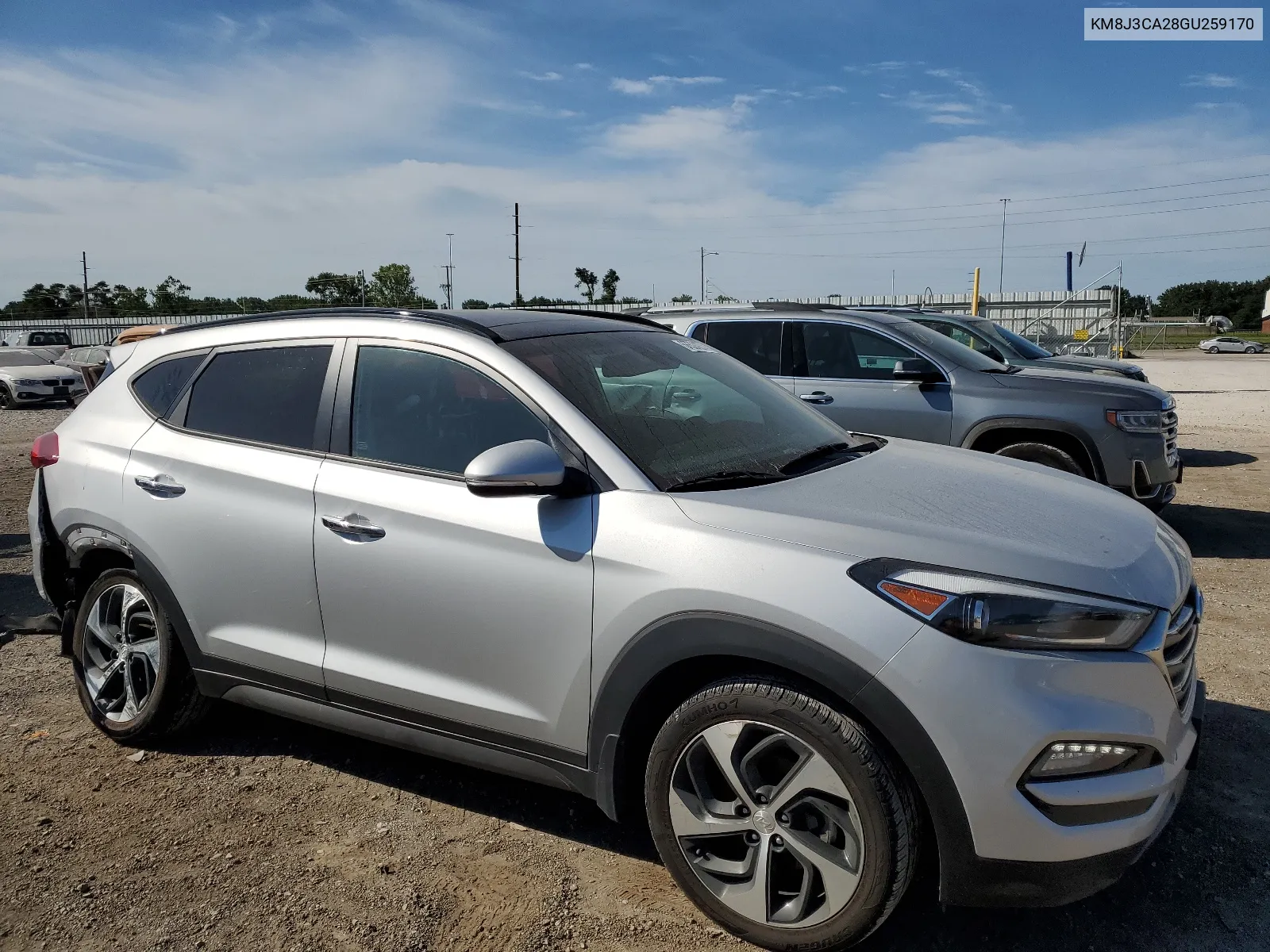 2016 Hyundai Tucson Limited VIN: KM8J3CA28GU259170 Lot: 66524274