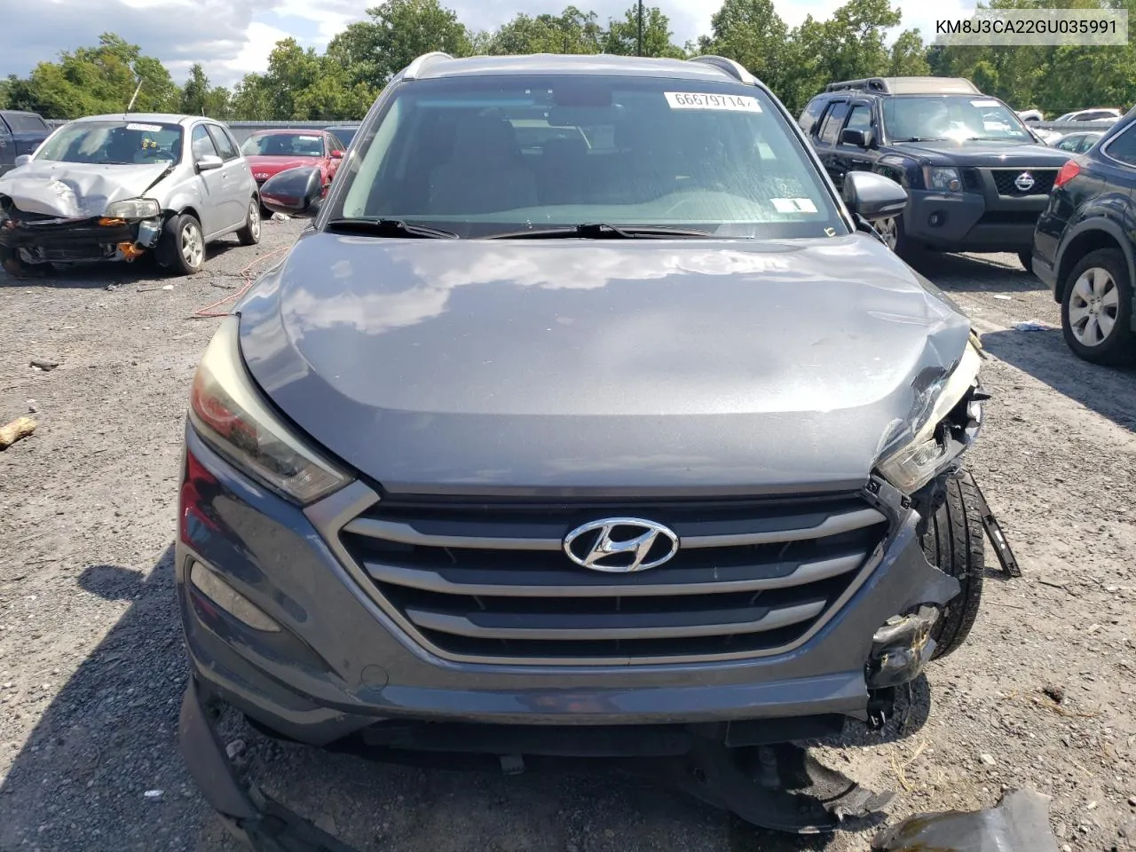 2016 Hyundai Tucson Limited VIN: KM8J3CA22GU035991 Lot: 66679714