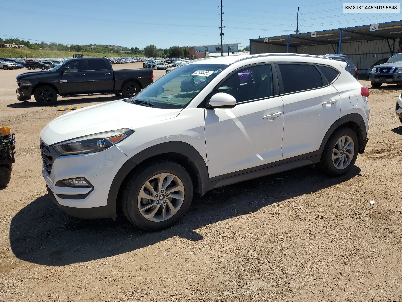 2016 Hyundai Tucson Limited VIN: KM8J3CA45GU195848 Lot: 67554484