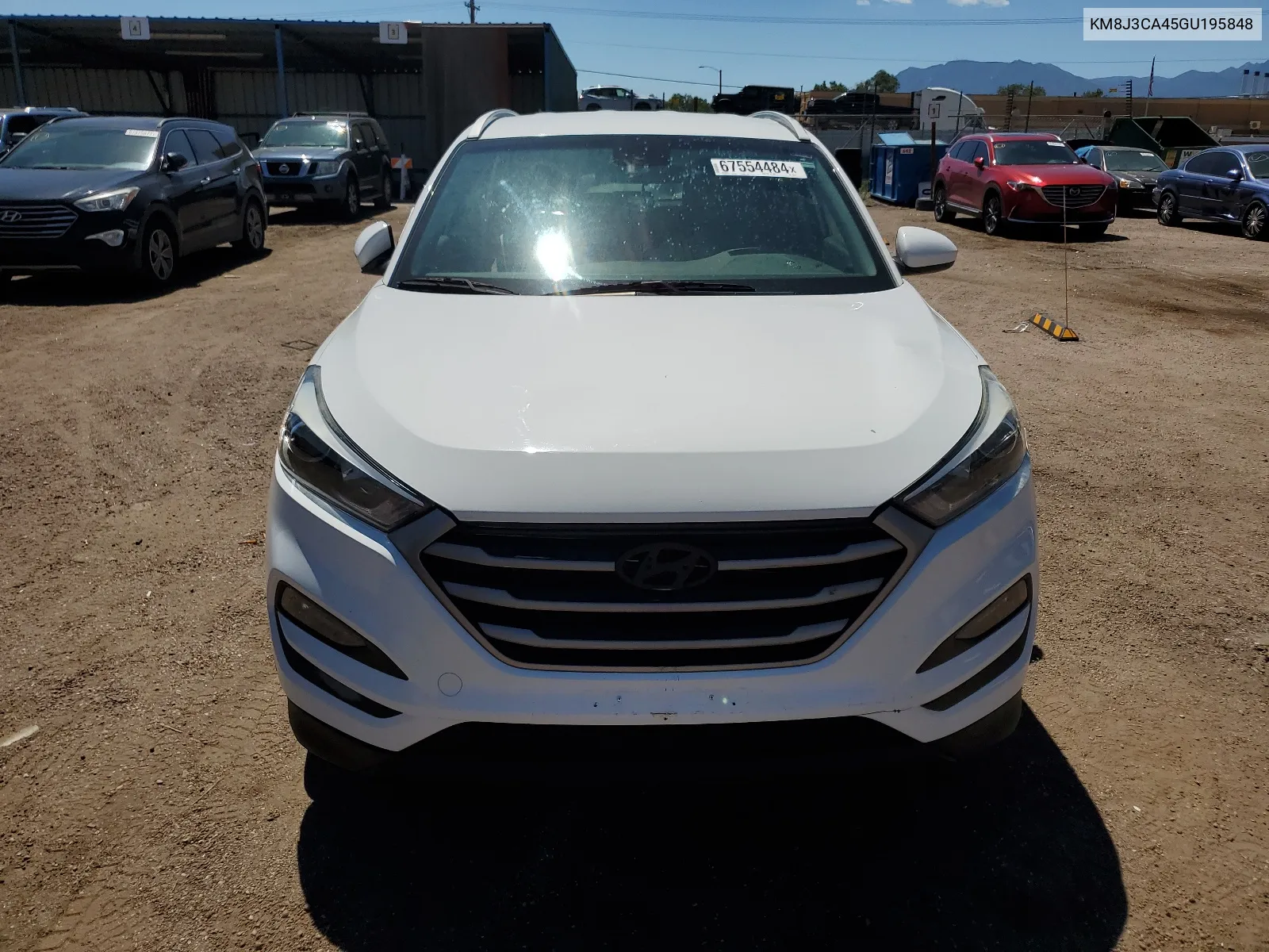 2016 Hyundai Tucson Limited VIN: KM8J3CA45GU195848 Lot: 67554484