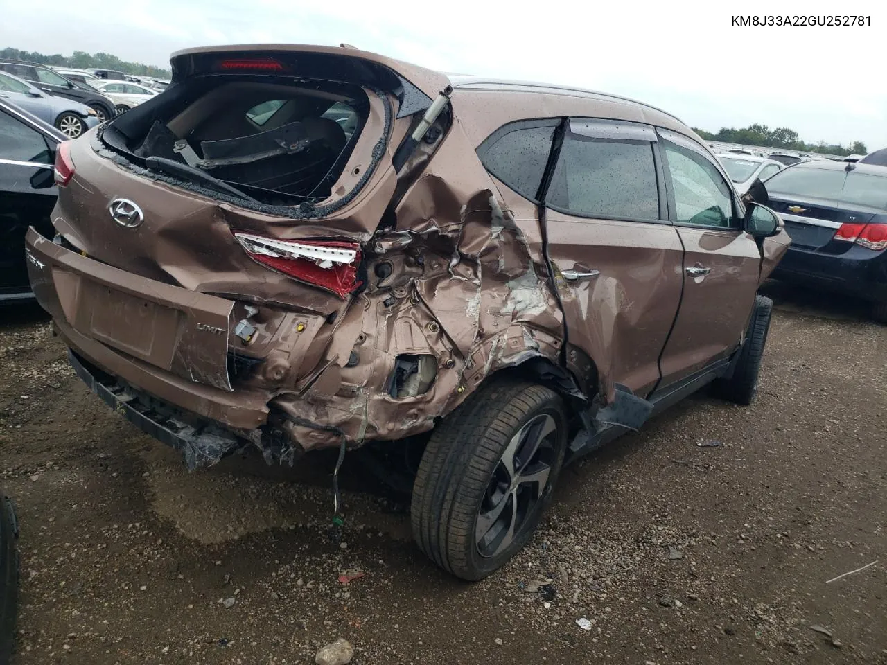 KM8J33A22GU252781 2016 Hyundai Tucson Limited