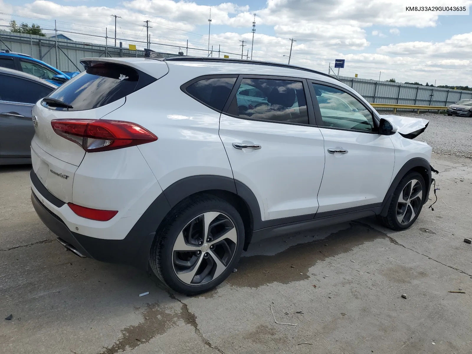 2016 Hyundai Tucson Limited VIN: KM8J33A29GU043635 Lot: 67783084