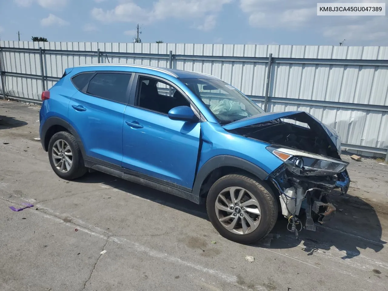 2016 Hyundai Tucson Limited VIN: KM8J3CA45GU047389 Lot: 69263204