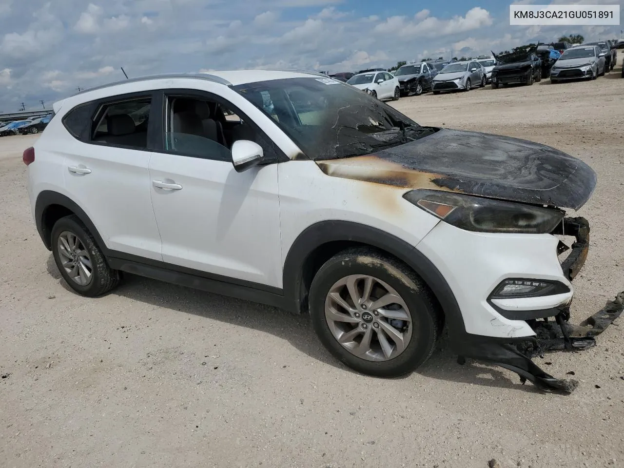 2016 Hyundai Tucson Limited VIN: KM8J3CA21GU051891 Lot: 69274024