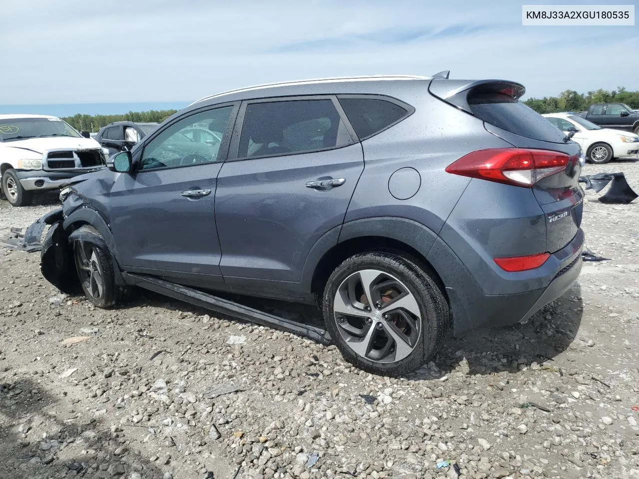 2016 Hyundai Tucson Limited VIN: KM8J33A2XGU180535 Lot: 69808284