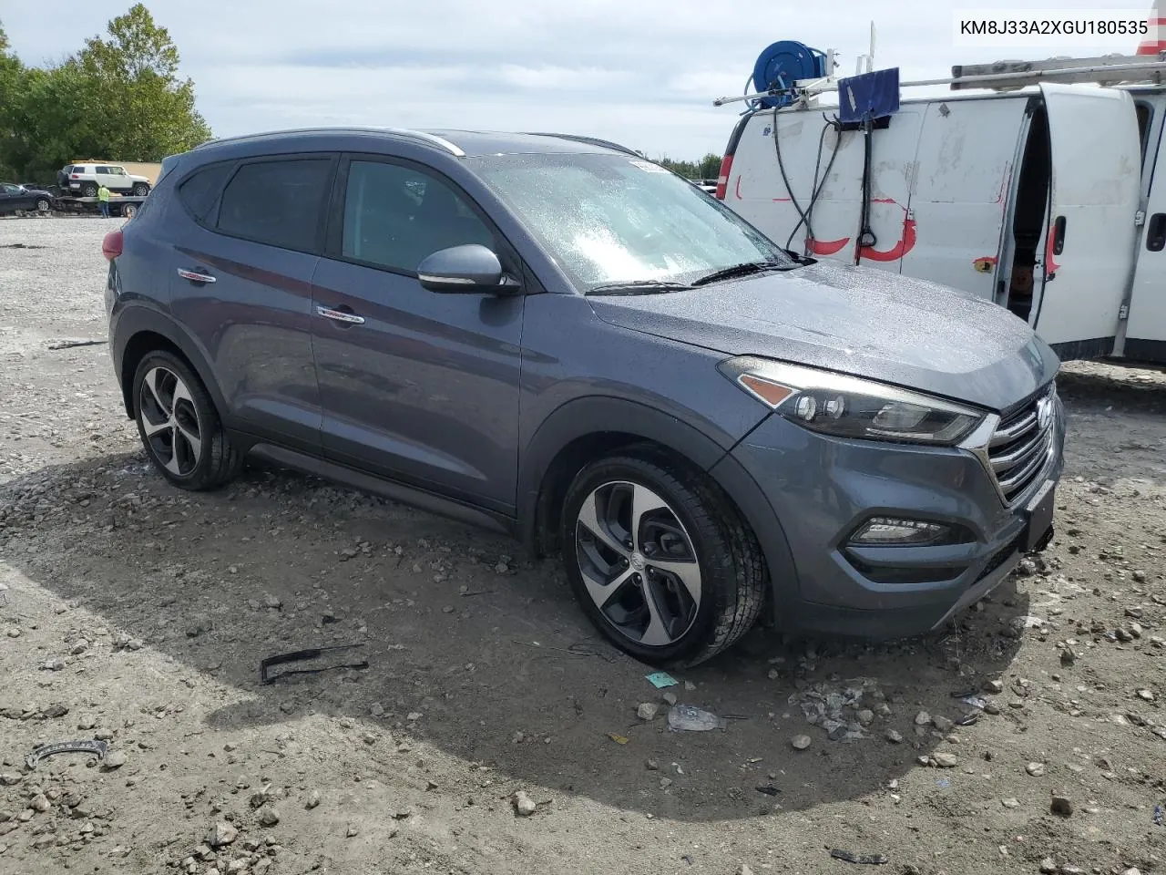 2016 Hyundai Tucson Limited VIN: KM8J33A2XGU180535 Lot: 69808284