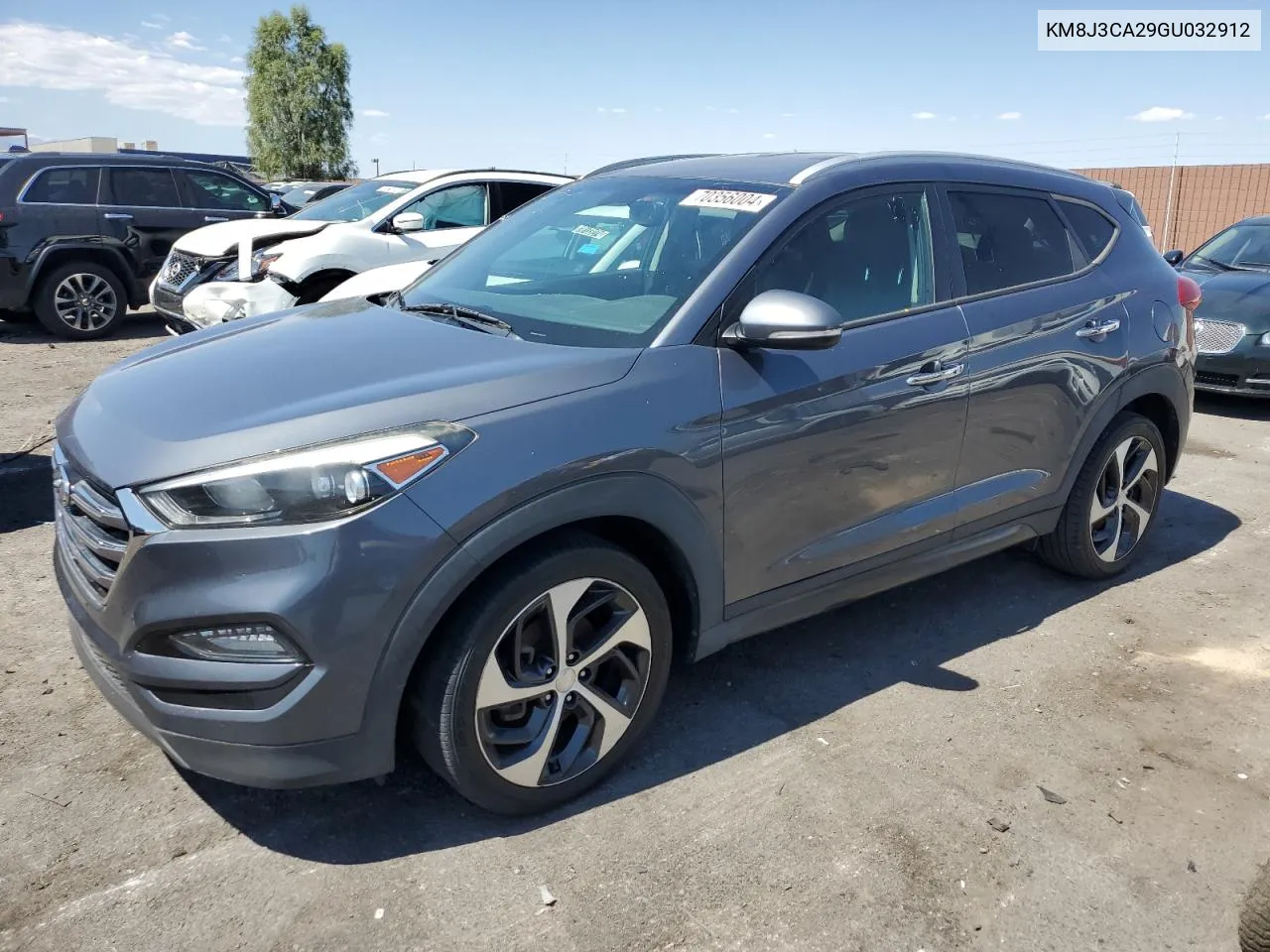 2016 Hyundai Tucson Limited VIN: KM8J3CA29GU032912 Lot: 70356004