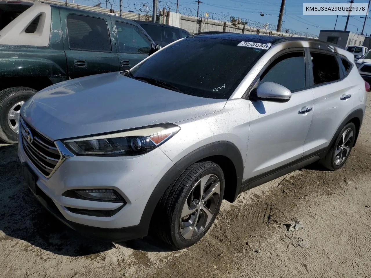 2016 Hyundai Tucson Limited VIN: KM8J33A29GU221978 Lot: 70540584